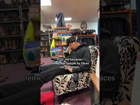 who else only remembers people by faces??