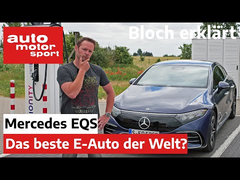 Mercedes-Benz EQS: Wie weit kommt die Elektro S-Klasse? - Bloch erklärt #149 | auto motor und sport