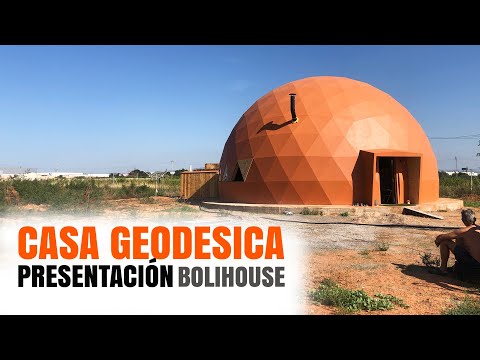 Casa geodésica de madera 12 metros diámetro