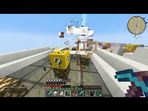 almost two hours of pat and jen playing lucky block races to fall asleep to