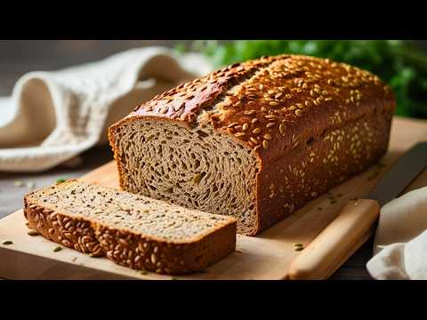 An old recipe for oat bread! It is prepared in 5 minutes and improves digestion.