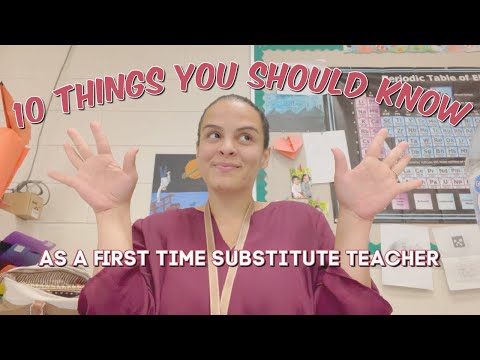 10 Things You Should Know as a First Time Substitute Teacher | New Substitute Teacher |