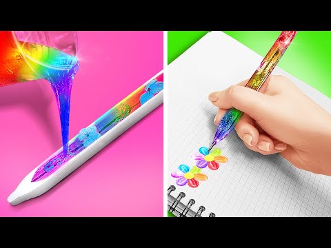 DIY Pena 3D & Resin Lucu ✨ Kerajinan Mana yang Memenangkan Tantangan? oleh 123 GO!