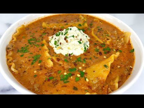 HOW TO MAKE THE TIKTOK VIRAL LASAGNA SOUP!