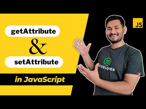 getAttribute and setAttribute in JavaScript | The Complete JavaScript Course | Ep.54
