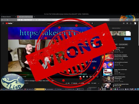 Luke Smith is wrong about Lisp!!