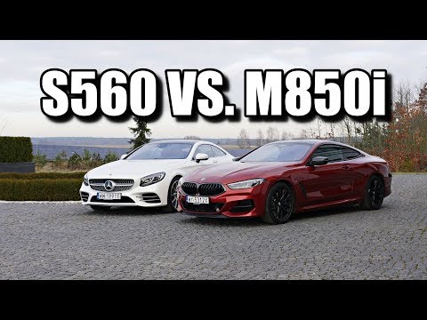 Mercedes-Benz S560 Coupe vs. BMW M850i (ENG) - Expensive Coupe Battle