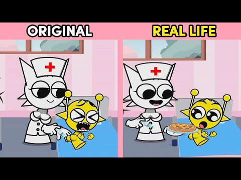 TikToks of Incredibox Sprunki: Nurse Wenda | Original vs Plush Toys #animation