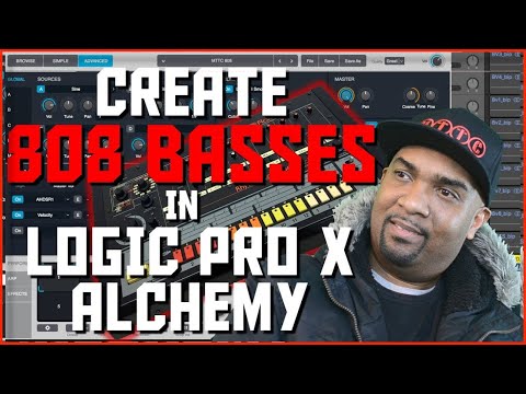 How to Make 808 Bass in Logic Pro X Alchemy | Alchemy 808 Bass