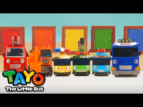 Colorful Rainbow Rescue Team🌈 | RESCUE TAYO | Tayo Rescue Team Song | Tayo the Little Bus