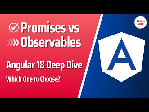 What is the difference between Promises and Observables in Angular 18?