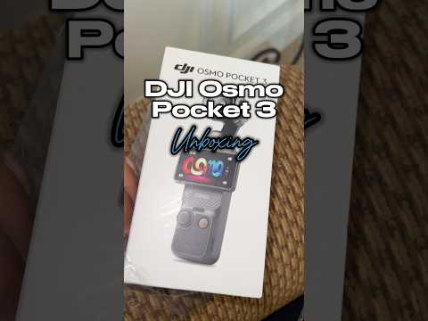 Unboxing My New DJI Osmo Pocket 3