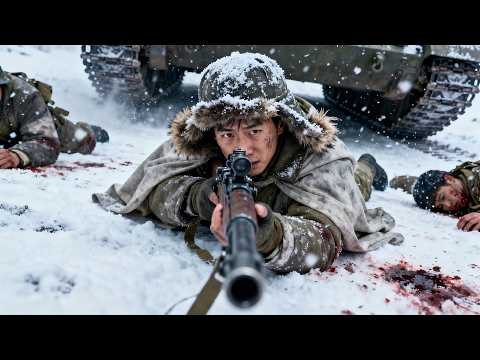 Intense war film: the lone survivor soldier destroys enemy tanks with one sniper rifle