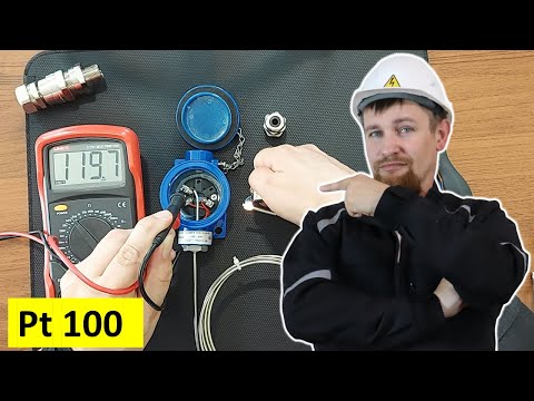 Обзор и наглядная демонстрация работы термосопротивления Pt 100 (датчика температуры)