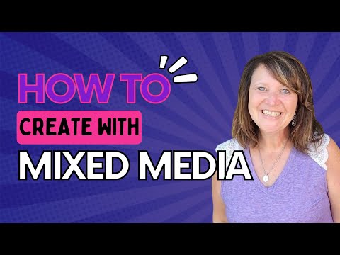 Paint a fluffy pink Christmas tree for the #christmascardchallenge