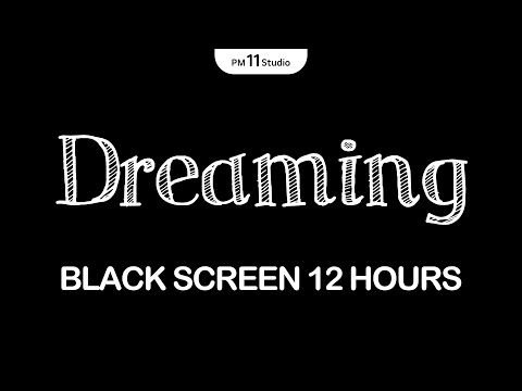Dreaming : Relaxing Sleep Music for Meditation | Sleeping Music for Deep Sleeping | Black Screen