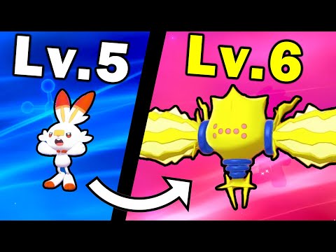 《寶可夢 盾》，但它們每升一級，就會隨機進化