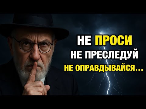 Молчание — ваша суперсила! Как перестать бегать за людьми и обрести уважение | Еврейская Мудрость