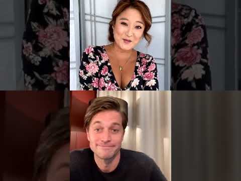 Lucas Bravo and Ashley Park's Instagram LIVE