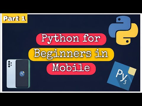 PYTHON FOR BEGINNERS IN MOBILE | PYDROID3 | #pydroid3 #python #coding #mobile 