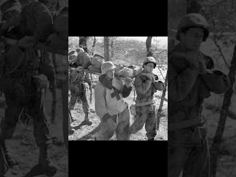US and German Medics Working Together During WWII