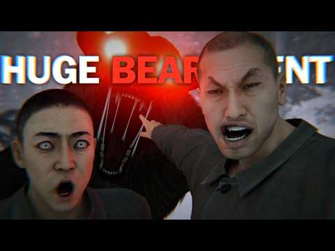 local man wrestles bear after escaping from prison in Yakuza 5