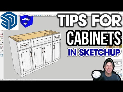 10 Tips for Modeling CABINETS in SketchUp!