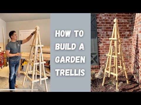 How to Build an Easy Garden Trellis | Beginner Woodworking