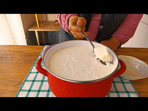 🔥 HOME MADE NATURAL YOGURT 😲 ADDITIVE-FREE CREAMY YOGURT 😋
