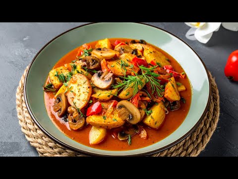 Mushrooms with Garlic — So Tasty You Don’t Need Meat! Simple Homemade Recipe!