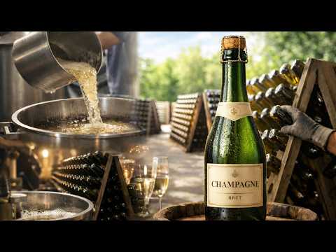 Inside Champagne Production 🍾 Why Every Bubble Takes Years to Make