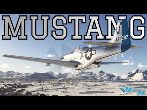 Top P-51D Mustang setup? Asobo, RandallSnow + Echo 19 over Norway Microsoft Flight Simulator 2024 4K