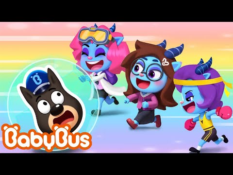 Hãy hợp sức lại, biệt đội cảnh sát | TP. Ven Biển | Hoạt hình cảnh sát trưởng Labrador | BabyBus