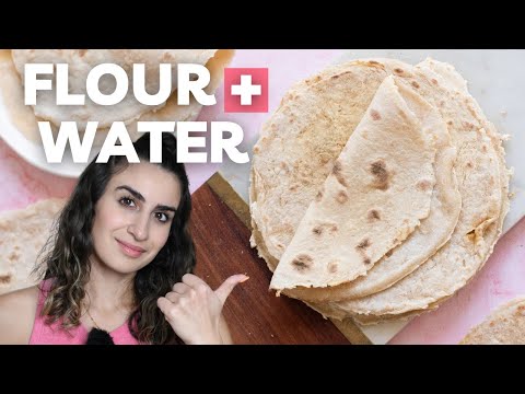 2 Ingredient Tortilla Anyone Can Make!!