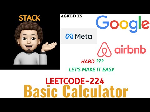 Basic Calculator (Google, Meta, Airbnb) : Explanation ➕ Live Coding 🧑🏻‍💻👩🏻‍💻