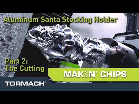 Cutting a Santa Stocking Holder on 770MX/MicroARC 4 - Part Two #madewithtormach #cncmill