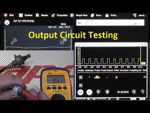 Ground Side Switched, Duty Cycle Controlled, O2 Heater Circuit Testing [an SD Premium Class]