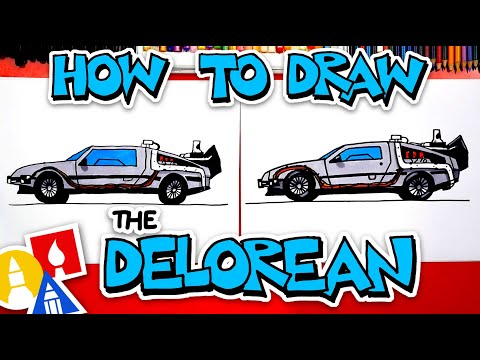 How To Draw The Delorean From Back To The Future