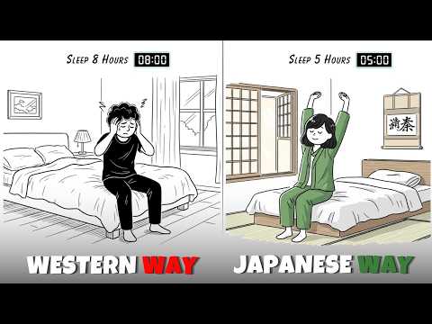 How to Sleep LESS hours and wake up FRESH - 5 Japanese Secrets for Better Sleep (Science Backed)