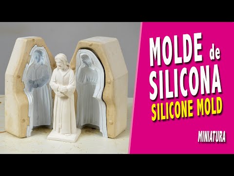 🧍🧍🧍How to make 2-part SILICONE MOLD for RESINS or PLASTER? 💚