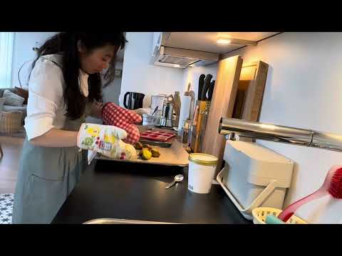 Behind the scene 🎬 Malaysian in Germany baking pandan madeleines