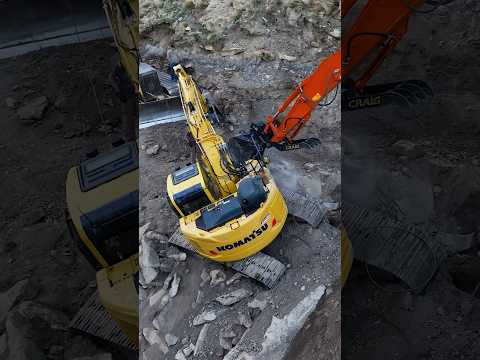 Watch this excavator slide down a cliff in our latest vlog