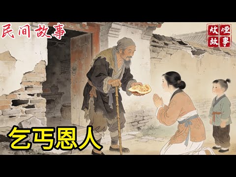 惡嫂霸占家產，把寡婦母子趕出門，寒冬臘月借宿破廟，幸得乞丐贈半塊烙餅，二十年後她成米商開倉賑災，乞丐坐上主位#故事頻道#民間故事#故事分享#中國文化#情感#聽書#乞丐 #报恩
