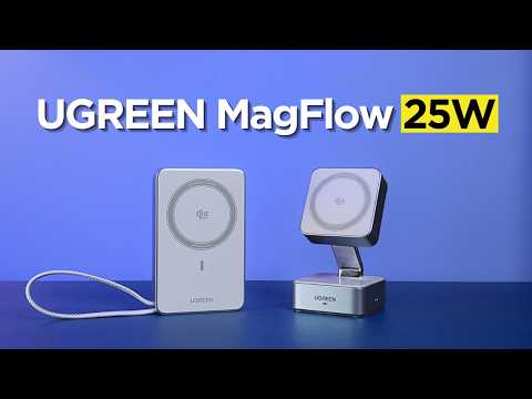 UGREEN MagFlow Qi2 25W Review (2-in-1 & Power Bank)