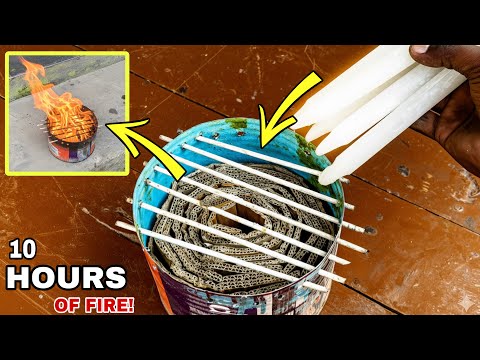 How To Make a DIY Stove That Burns for 10 HOURS | Powerful & Cheap