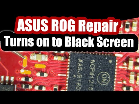 ASUS ROG Repair - No Boot Black Screen but Keyboard backlight is on