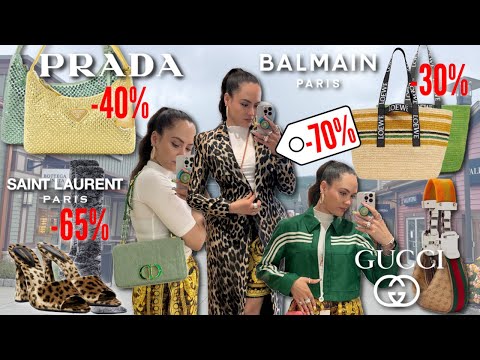 Woodbury Common LUXURY OUTLET Shopping Vlog ft. YSL, Dior, Fendi etc