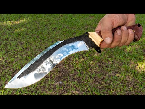 Fabricación de cuchillo Kukri artesanal