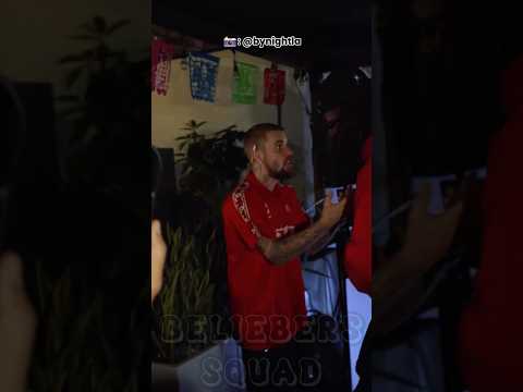 Justin Bieber spotted at the The League Group after-party, dancing and vibing #justinbieber