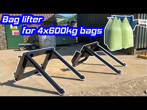Making lifters to handle 4x 600kg fertiliser bags